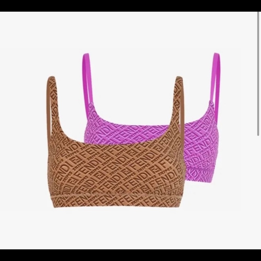 Skims X Fendi scoop neck bra